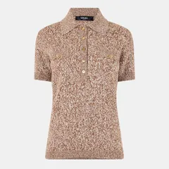 ヴェルサーチ レディース トップス シャツ ニット Versace Womens Knitted Top Spice Brown ブラウンのサムネイル