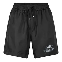 アミリ メンズ ボトムス ハーフパンツ・ショーツ トラックスーツ ショートパンツ Amiri Mens Art Dstrt Woven Tracksuit Shorts Black ブラックのサムネイル