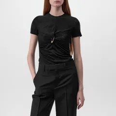 ヴェルサーチ レディース トップス シャツ Versace Safety Pin Top Black ブラックのサムネイル