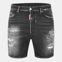 ディースクエアード メンズ ボトムス ハーフパンツ・ショーツ ショートパンツ Dsquared2 Marine Shorts Black ブラックのサムネイル