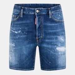 ディースクエアード メンズ ボトムス ハーフパンツ・ショーツ ショートパンツ Dsquared2 Marine Shorts Blue ブルーのサムネイル