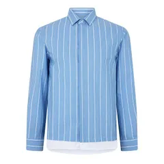 ニールバレット メンズ トップス シャツ Neil Barrett Double Shirt SkyWhite ホワイトのサムネイル