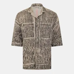 リックオウエンス メンズ トップス シャツ Rick Owens Drkshdw Mens Tommy Short Sleeve Plain Shirt Black Foil 59 ブラックのサムネイル