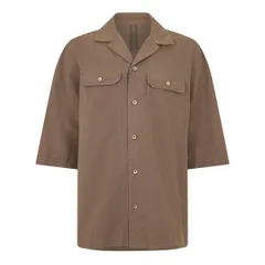 リックオウエンス メンズ トップス シャツ Rick Owens Drkshdw Menshort Sleeve Plain Shirt Dustのサムネイル