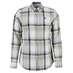 バブアー メンズ トップス シャツ Barbour Mens Kidd Tailo red Shirt Laurel Grn GN34のサムネイル