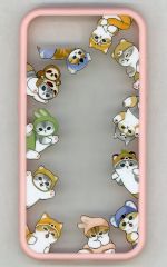 [중고] 휴대 재킷 커버 핑크 IIIIfit 플랜프 프레임 iPhone16e 대응 케이스 [mofusand]