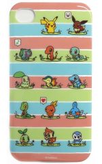 [중고]휴대 재킷·커버 집합 동반 걸음 시리즈 소프트 타입 재킷(스마트 폰 케이스) iPhone4/4S대응 [포켓 몬스터] 포켓몬 센터 한정