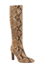 ゲス レディース シューズ ブーツ・レインブーツ GUESS Hartin Knee High Boot Women TOAST SNAKEのサムネイル