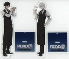 【中古】アクリルスタンド・アクリルパネル [単品] 氷室ショウ＆日向汐音 描きおろしアクリルスタンド2個セット 「Switchソフト ROAD59 -新時代任侠特区- 摩天楼モノクロ抗争 アニメイト限定セット」 同梱特典