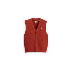 リーバイス メンズ アウター ニット・セーター ベスト ダウン Levis Mens Rincon ButtonDown Knitted Sweater Vest Rooibos Teaのサムネイル