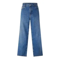 パーム・エンジェルス メンズ ボトムス デニムパンツ ワイドレッグ ジーンズ Palm Angels Mens Wide Leg Jeans Medium Blue ブルーのサムネイル