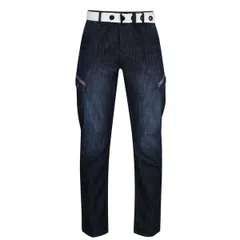 エアウォーク メンズ ボトムス デニムパンツ ジーンズ Airwalk Belted Cargo Jeans Mens Dark Washのサムネイル