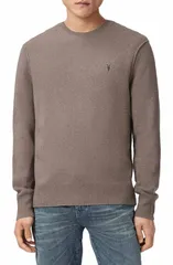 オールセインツ メンズ アウター ニット・セーター クルーネック AllSaintstatten Crewneck Sweater CORD BROWN ブラウンのサムネイル