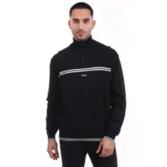 ボス メンズ アウター パーカー・スウェット セーター Boss K Zone QuarterZip Sweater Dark Blue ブルーのサムネイル