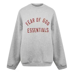 フィアオブゴッド メンズ アウター パーカー・スウェット クルーネック セーター フリース Fear Of God Essentials Fleece Crew Neck Sweater Dark Hのサムネイル