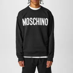 モスキーノ メンズ アウター パーカー・スウェット シャツ ロゴ Moschino Logo Sweatshirt Black ブラックのサムネイル