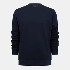 ライルアンドスコット メンズ アウター パーカー・スウェット シャツ Lyle and Scott Mens Crew Sweatshirt Navy ネイビーのサムネイル