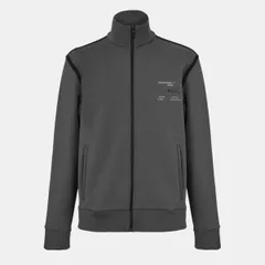 ボス メンズ アウター パーカー・スウェット シャツ Boss Menskaz Tape Sweatshirt with Tape Trims Dark Grey グレーのサムネイル