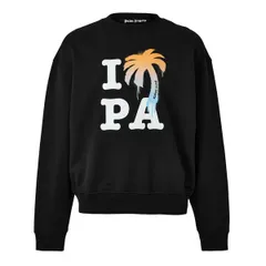 パーム・エンジェルス メンズ アウター パーカー・スウェット Palm Angels Palm I Love Palm Swt Sn61 Black ブラックのサムネイル