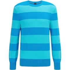 ボス メンズ アウター パーカー・スウェット セーター Boss Mens Eromeo Crew Sweater Bright Blue ブルーのサムネイル