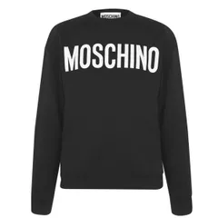 モスキーノ メンズ アウター パーカー・スウェット シャツ ロゴ Moschino Logo Sweatshirt Black A1555 ブラックのサムネイル