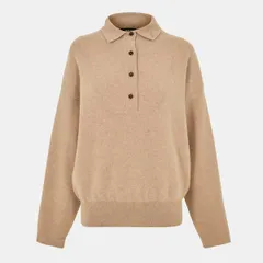 ジャクエムス レディース アウター ニット・セーター クルーネック Jacquemus Womenstructu red Crew Neck Jumper Beige ベージュのサムネイル