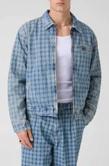ゲス メンズ アウター ジャケット・ブルゾン GUESS Lase red Plaidetroit Jacket GLRPOPEN チェックのサムネイル