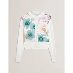 テッドベーカー レディース アウター カーディガン Ted Baker Womens Woven Cardigan Ivory アイボリーのサムネイル