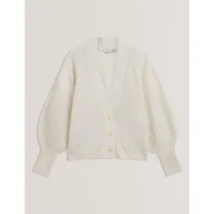 テッドベーカー レディース アウター カーディガン Vネック Ted Baker Womens V Neck Cardigan Ivory アイボリーのサムネイル