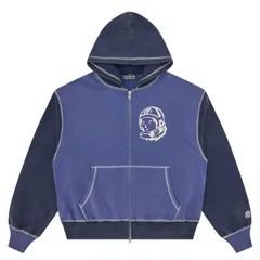 ビリオネアボーイズクラブ メンズ アウター パーカー・スウェット Billionaire Boys Club Mens College Full Zip Hoodie Indigo インディゴのサムネイル