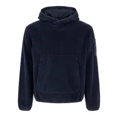 シーピーカンパニー メンズ アウター パーカー・スウェット CP Company Mens OvertheHead Hoodie Ttl Eclipse 888のサムネイル