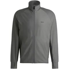 ボス メンズ アウター パーカー・スウェット Boss Mensicon Active Zip Hoodie Dark Beige ベージュのサムネイル