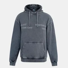 エバーラスト メンズ アウター パーカー・スウェット Everlast Mens NYC Pull Over Hoodie Washed Grey グレーのサムネイル