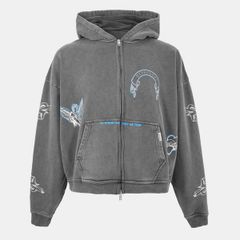 リプレゼント メンズ アウター パーカー・スウェット Represent Mens Rep Legacy Zip Hoodie Vintage Grey グレー