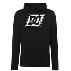 ディーシー メンズ アウター パーカー・スウェット ロゴ DC Slant Logo Hoodie Black ブラックのサムネイル