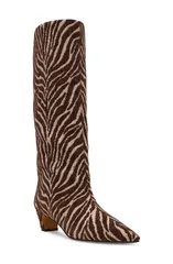 スティーブ マデン レディース シューズ ブーツ・レインブーツ Steve Madden Brax Pointed Toe Boot Women ZEBRA アニマルのサムネイル