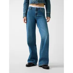 ゲス レディース ボトムス デニムパンツ ワイドレッグ ジーンズ Guess Womens Wide Leg Jeans Medium Washのサムネイル
