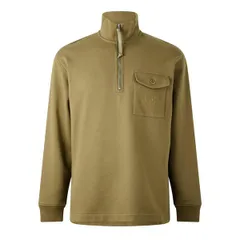 シーピーカンパニー メンズ アウター パーカー・スウェット ポロシャツ CP Company CPolo Collar Swt Sn64 Dried Herb 644のサムネイル