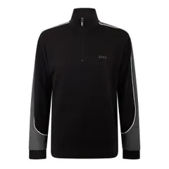 ボス メンズ アウター パーカー・スウェットラックスーツ ジャケット Boss Tracksuit 14 Jacket 10269555 Black 001 ブラックのサムネイル