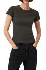 オールセインツ レディース トップス シャツ コットン AllSaintstevie Cotton TShirtRUE KHAKI GREEN グリーンのサムネイル