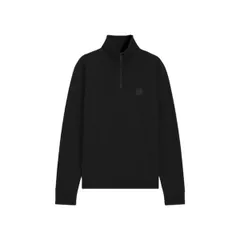 ボス メンズ アウター パーカー・スウェット ハーフジップ フリース Boss Mens Zetrust Quarter Zip Fleece Black 001 ブラックのサムネイル