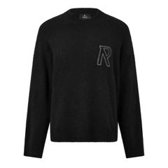リプレゼント メンズ アウター ニット・セーター Represent Rep R Knit Jumper Sn63 Black ブラック