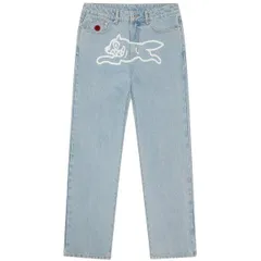 アイスクリーム メンズ ボトムス デニムパンツ ストレート ジーンズ ICECREAMens Run Dog Straight Leg Jeans Heavy Wash Blue ブルーのサムネイル