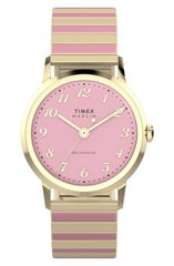 タイメックス レディース アクセサリー 腕時計 Timex Marlin Hand Wound Expansion Strap Watch 34mm PINK GOLD ピンク