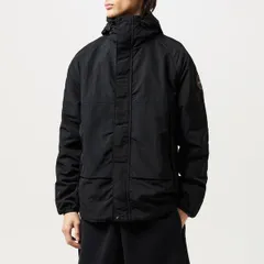 ナパピリ メンズ アウター ジャケット・ブルゾン Napapijri Mens Bisenzio Packaway Hood Windbreaker Black Beauty ブラックのサムネイル
