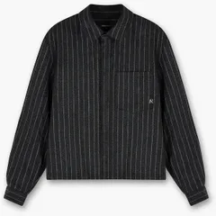 リプレゼント メンズ アウター ジャケット・ブルゾン オーバーサイズフィット ウール シャツ クロップド Represent Mens Cropped Woolong Sleeve Oversizedのサムネイル