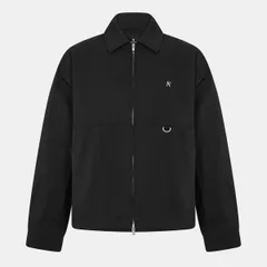 リプレゼント メンズ アウター ジャケット・ブルゾン シャツ Represent Mens Modern Fit Overshirt Jet Black ブラックのサムネイル