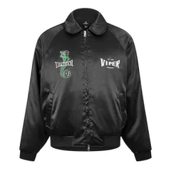 リプレゼント メンズ アウター ジャケット・ブルゾン Represent Mens Varsity Jacket Jet Black ブラックのサムネイル