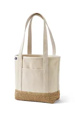 ランズエンド レディース バッグ Lands End Open Top Canvas Tote Bag Natural RaffiaNaturalのサムネイル
