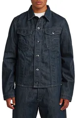 ジースター メンズ アウター ジャケット・ブルゾン GSTAR Slim 3Dart Jacket NEO RAW DENIM デニムのサムネイル